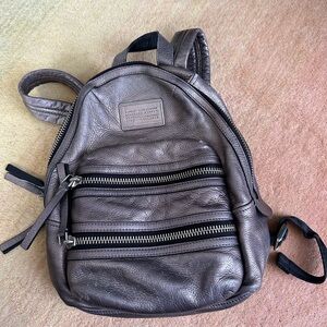 Marc Jacobs Moto Metallic Backpack